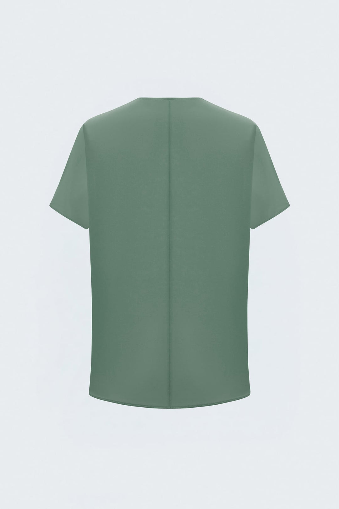 Sateen Blouse Large Manches Courtes - Menthe