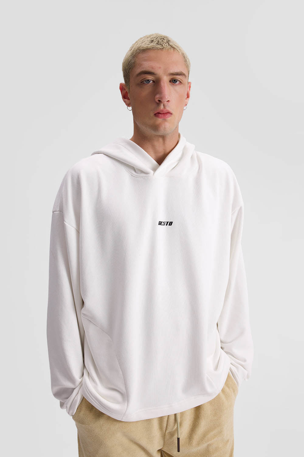 Giesto Sweatshirt à capuche Giesto - Blanc