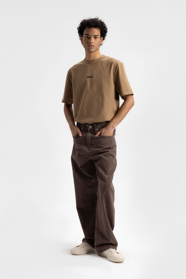 Giesto T-shirt coupe décontractée Giesto - Tabac