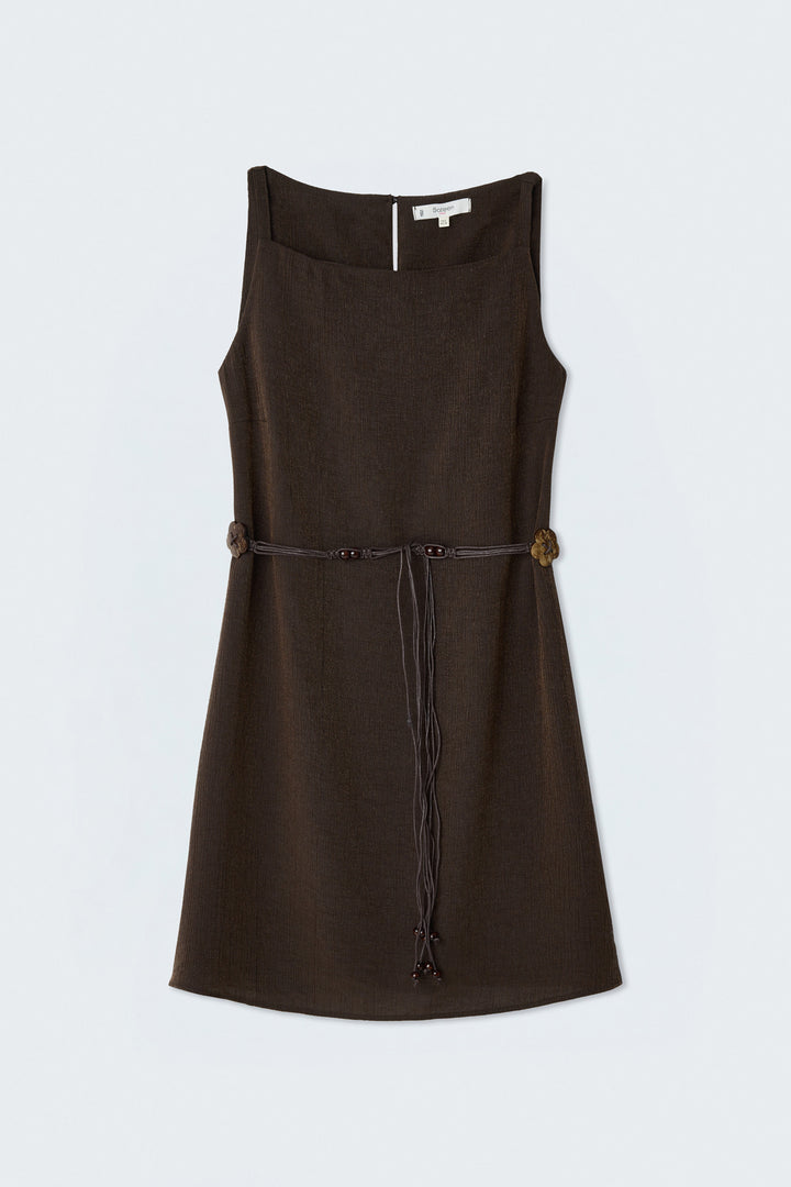 Sateen Robe Glow - Marron