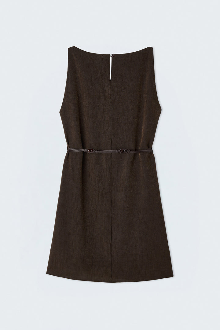 Sateen Robe Glow - Marron