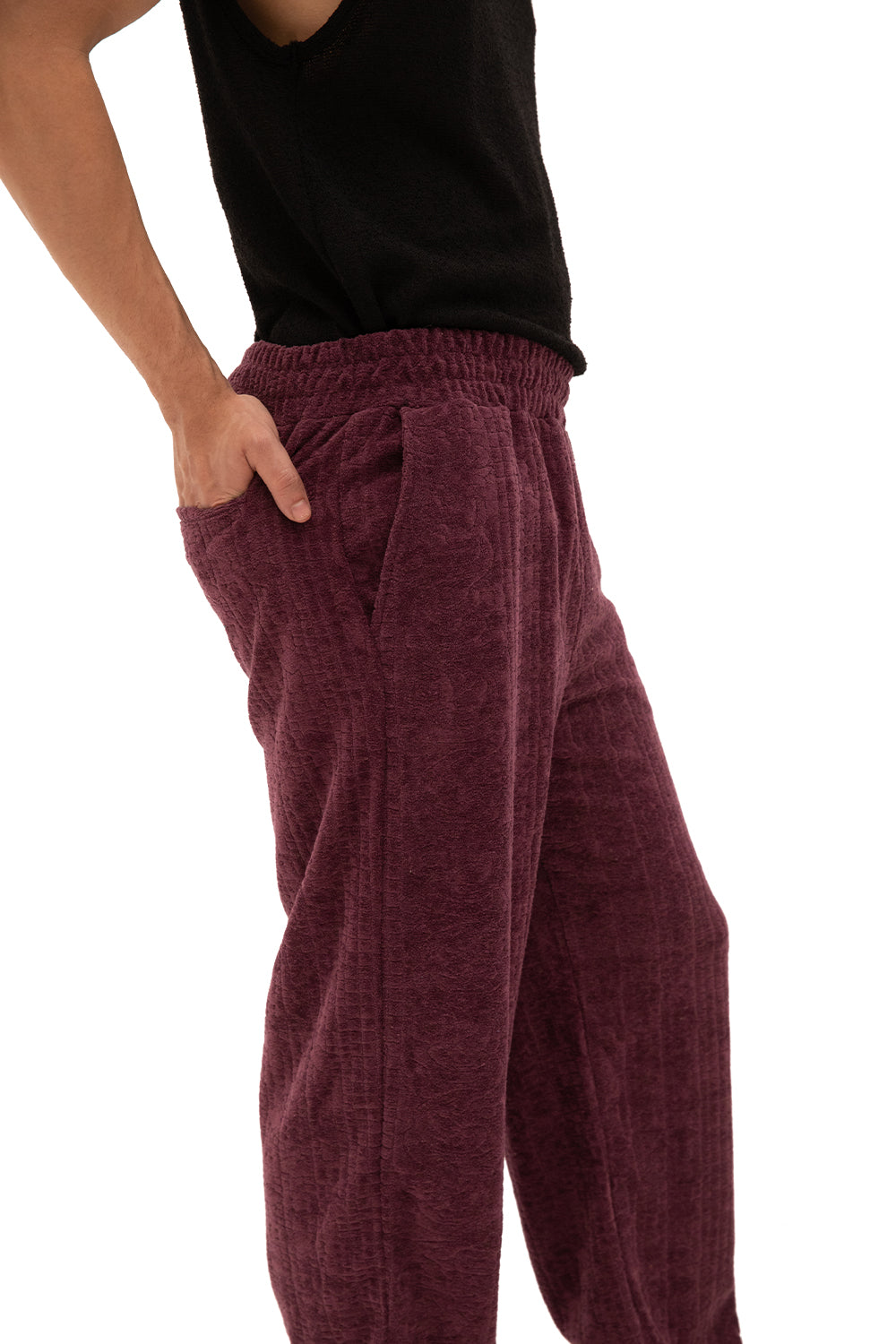 Giesto Pantalon en serviette - Bordeaux