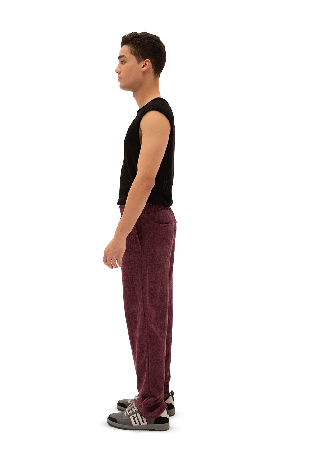 Giesto Pantalon en serviette - Bordeaux