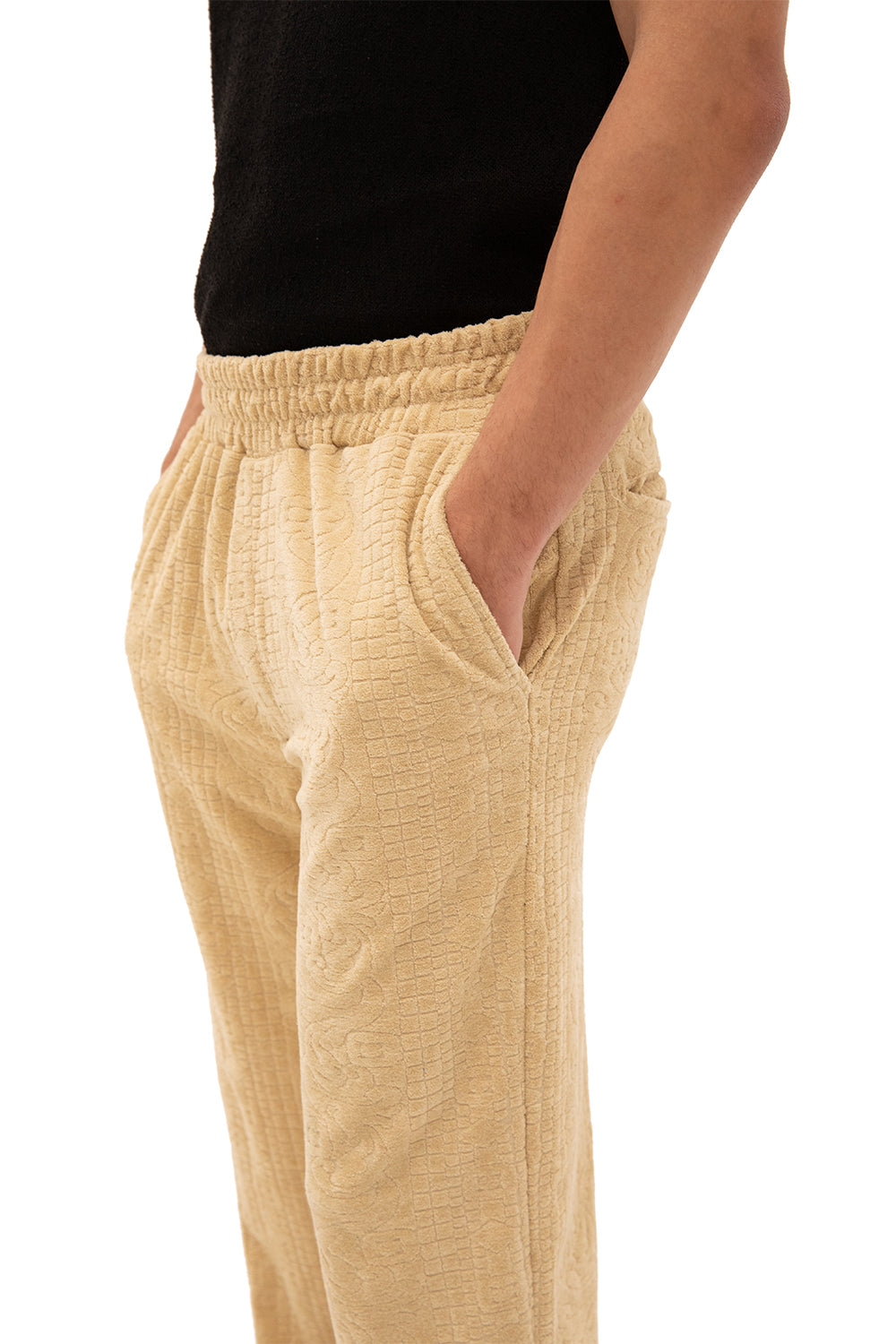 Giesto Pantalon en serviette - Jaune