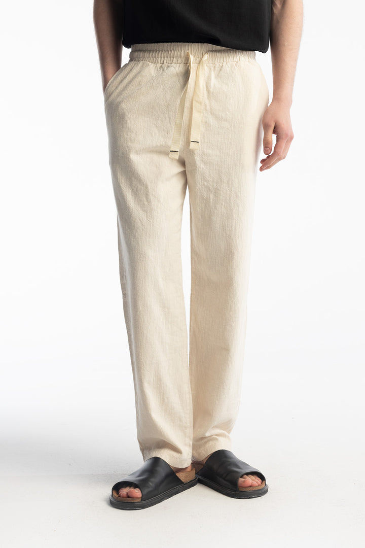 Giesto Pantalon en lin inclusif - Beige