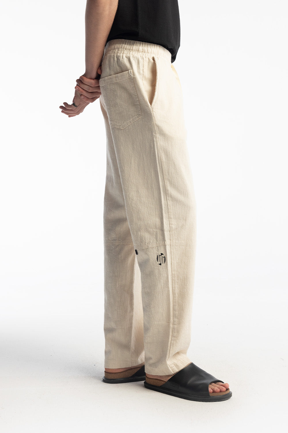 Giesto Pantalon en lin inclusif - Beige