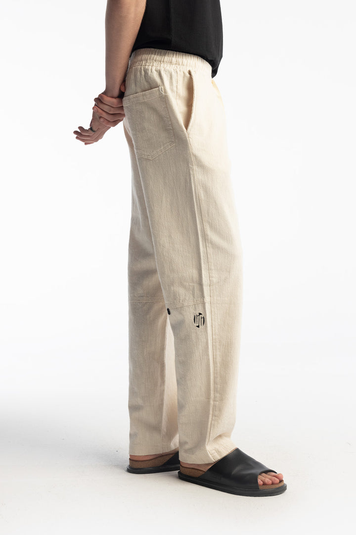 Giesto Pantalon en lin inclusif - Beige