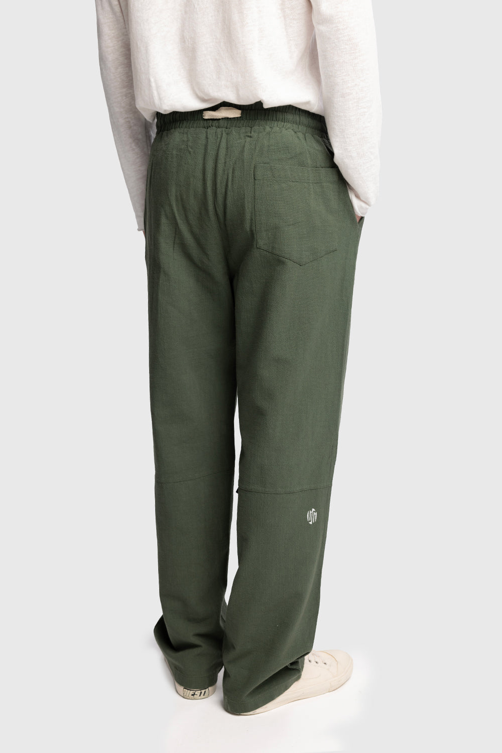Giesto Pantalon en lin inclusif - Kaki
