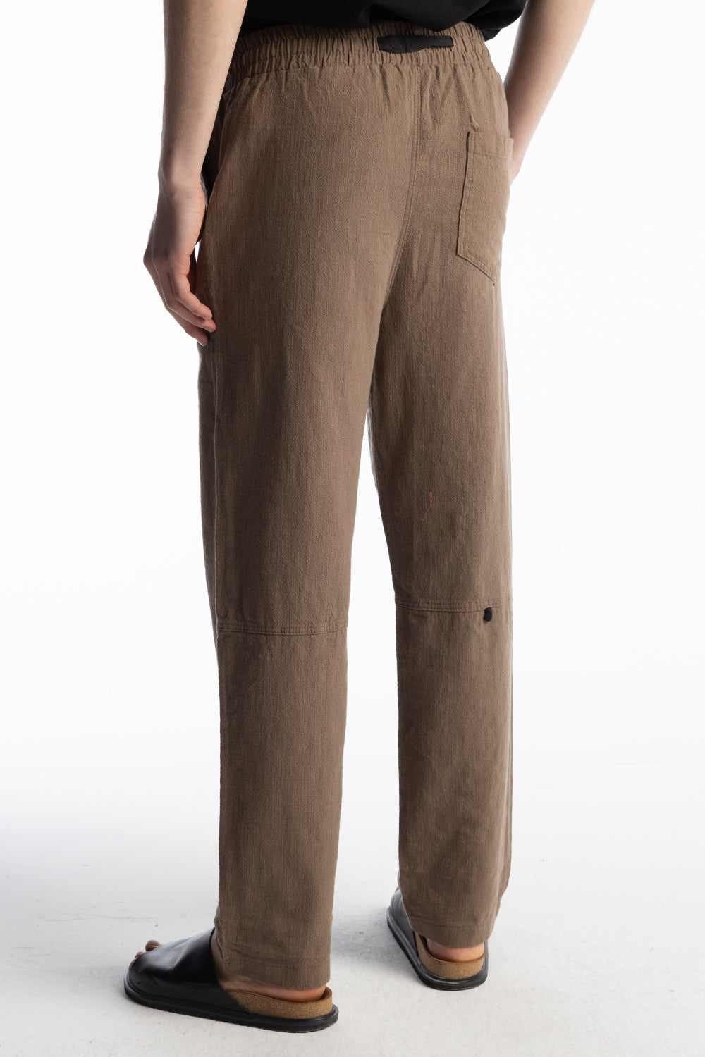 Giesto Pantalon en lin inclusif - Marron