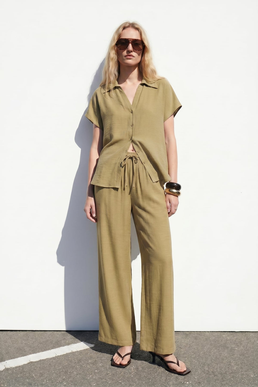 Sateen Ensemble Isabel - Kaki