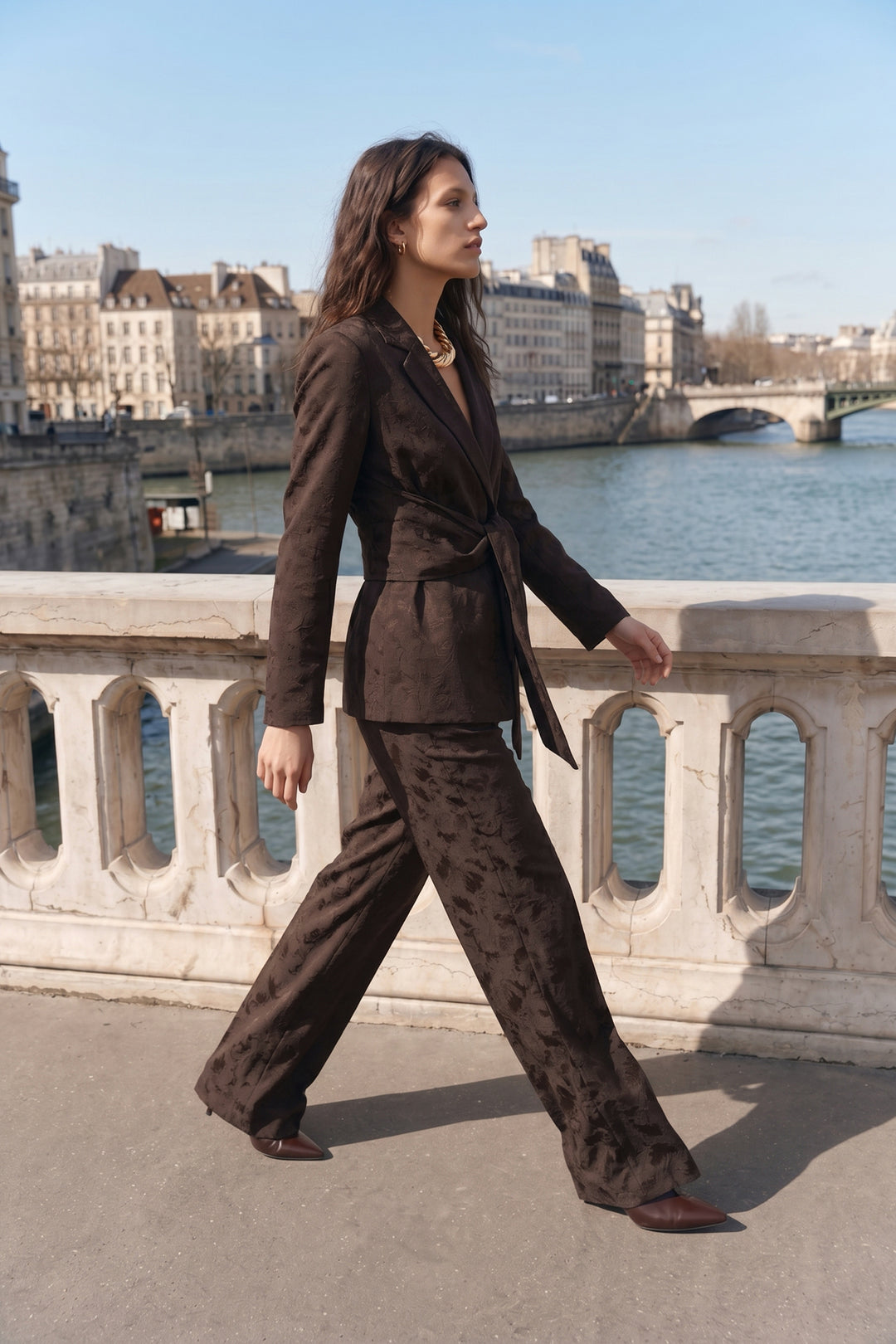 Sateen Ensemble Jae - Marron