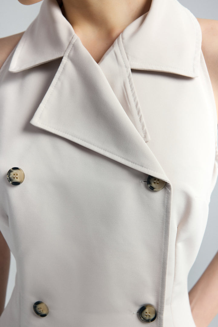 Sateen Robe Jessi - Beige