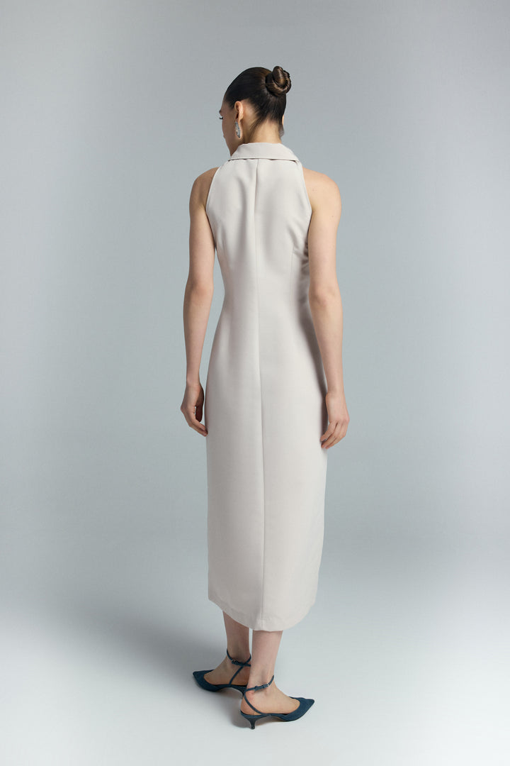 Sateen Robe Jessi - Beige