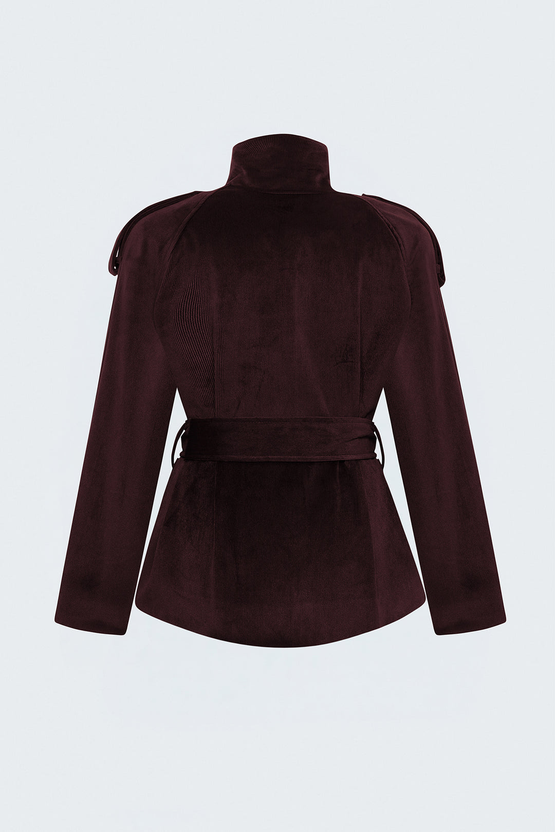 Sateen Veste courte en velours - Bordeaux