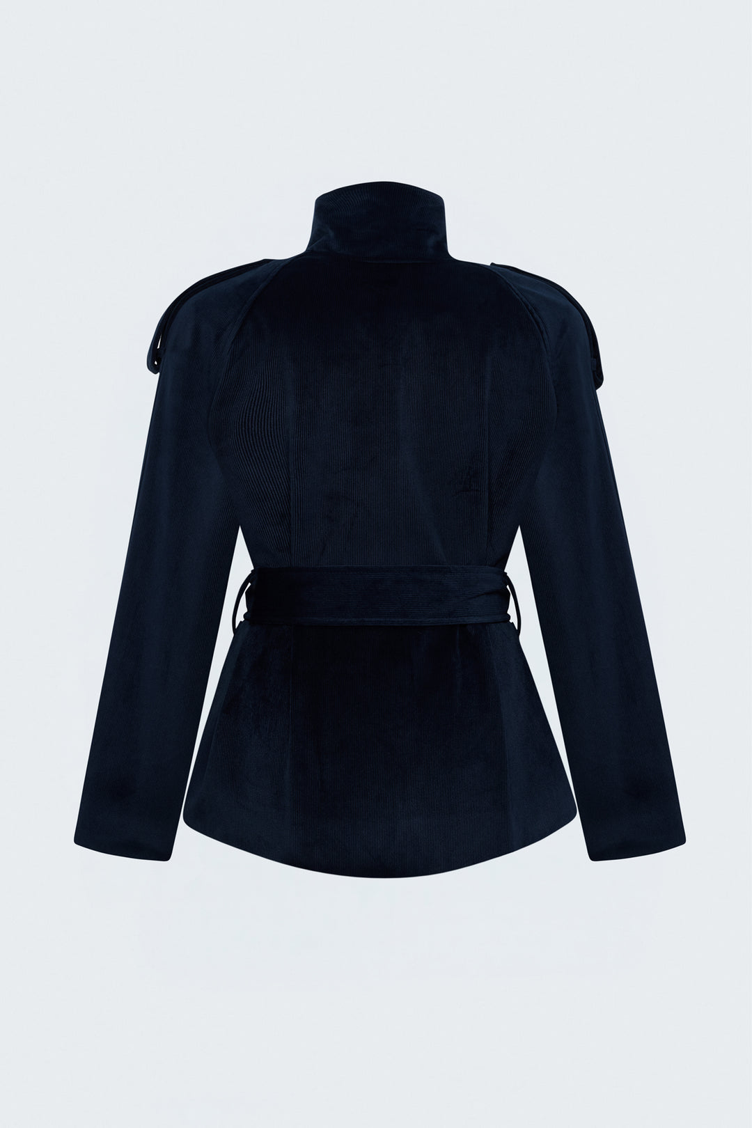 Sateen Veste courte en velours - Bleu marine