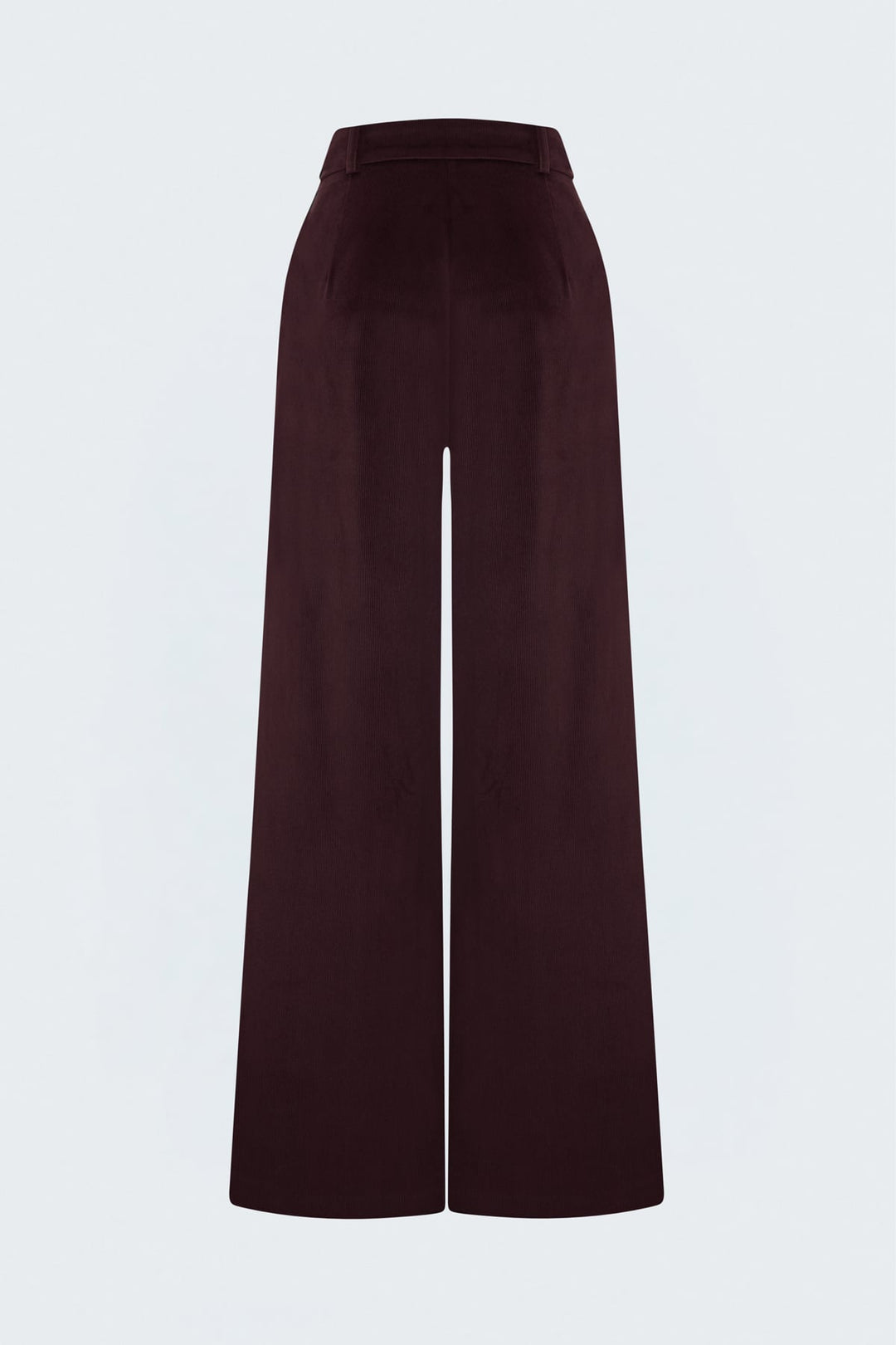 Sateen Pantalon en velours - Bordeaux