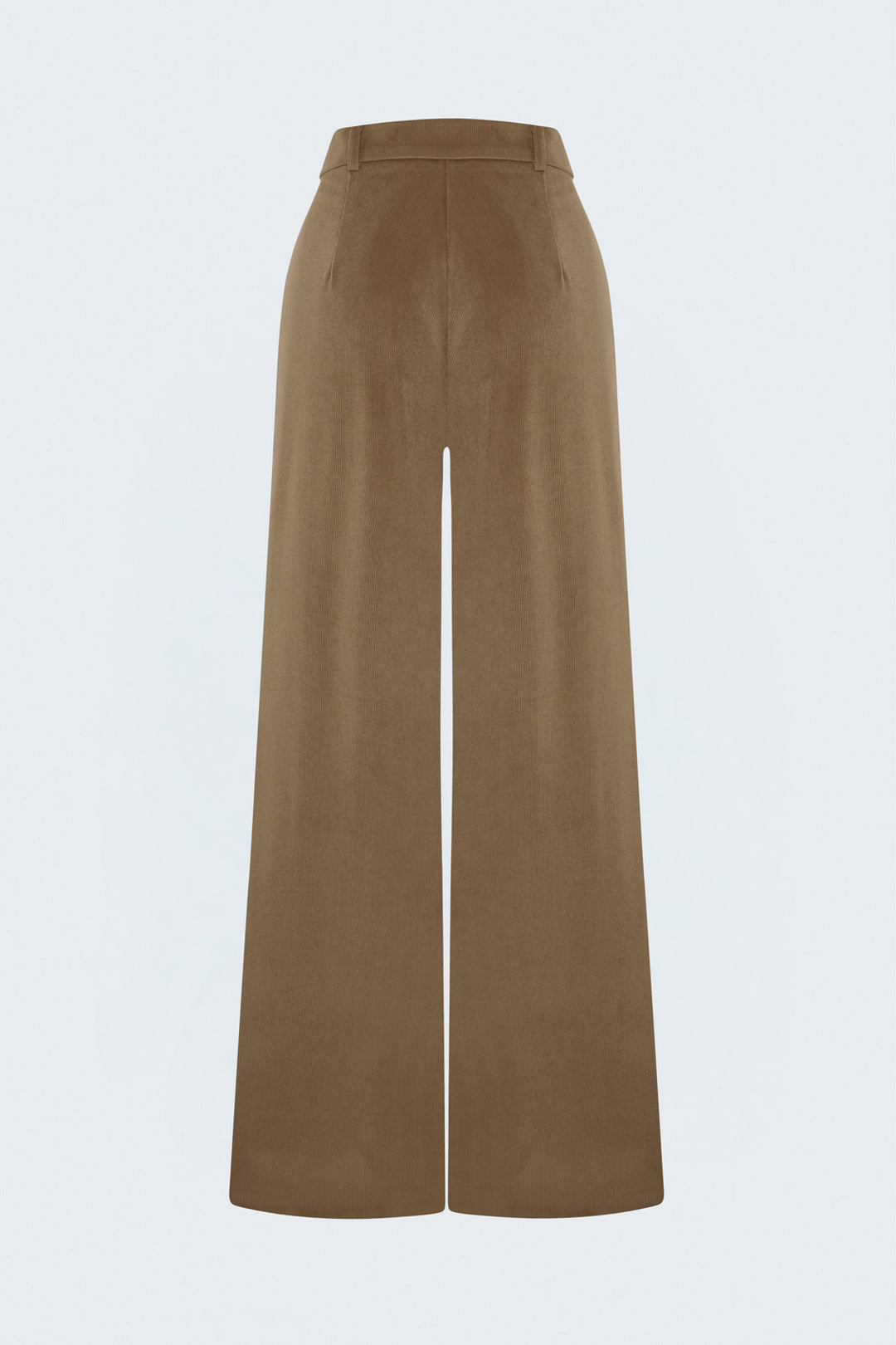 Sateen Pantalon en velours - camel