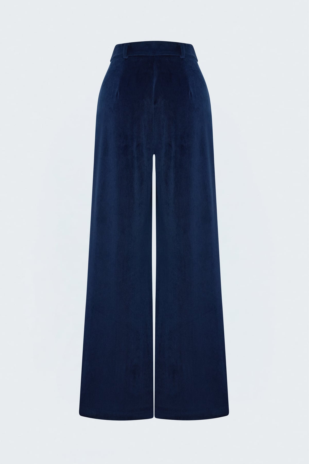Sateen Pantalon en velours - Bleu marine