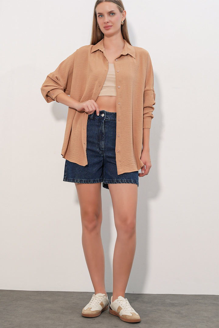 Bigdart Chemise Oversize Aerobin Femme 20402 - bisküvi