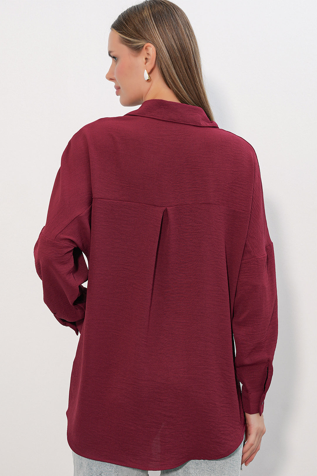 Bigdart Chemise Oversize Aerobin Femme 20402 - Bordeaux