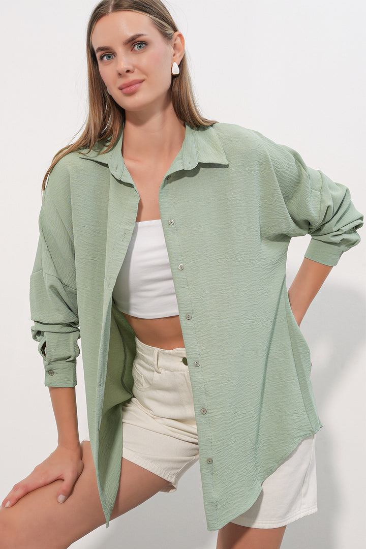 Bigdart Chemise Oversize Aerobin Femme 20402 - e.Vert