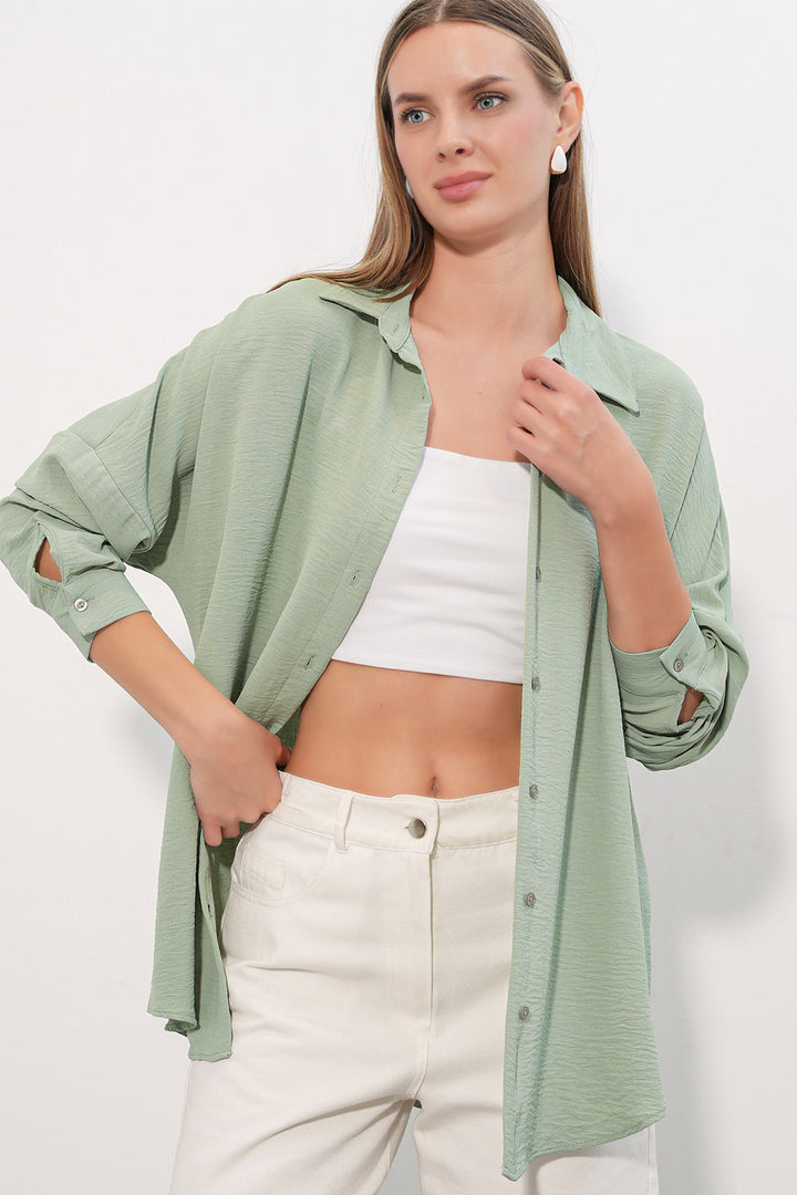 Bigdart Chemise Oversize Aerobin Femme 20402 - e.Vert