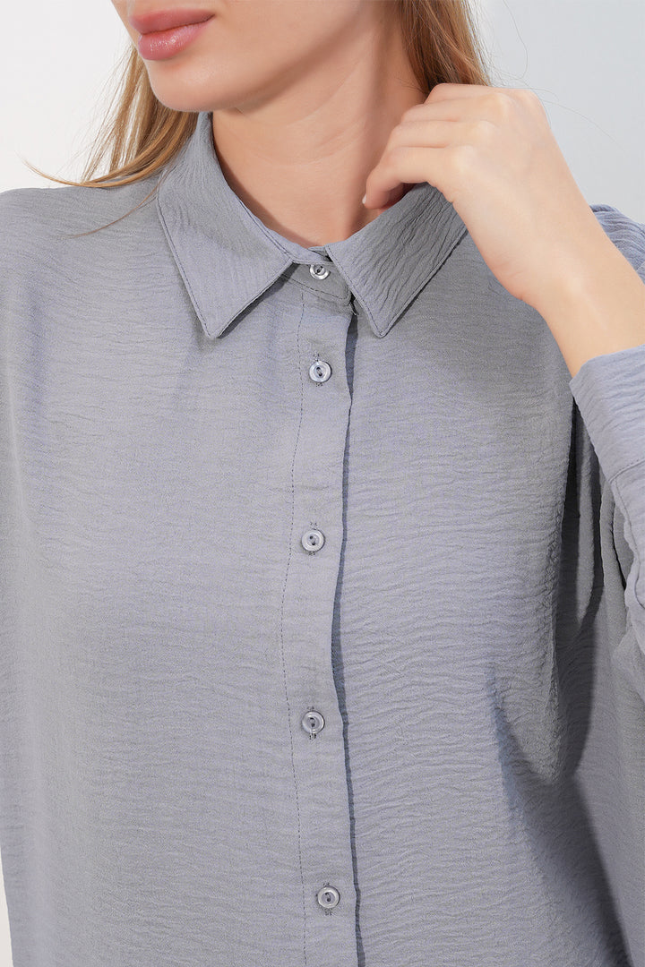 Bigdart Chemise Oversize Aerobin Femme 20402 - Gris