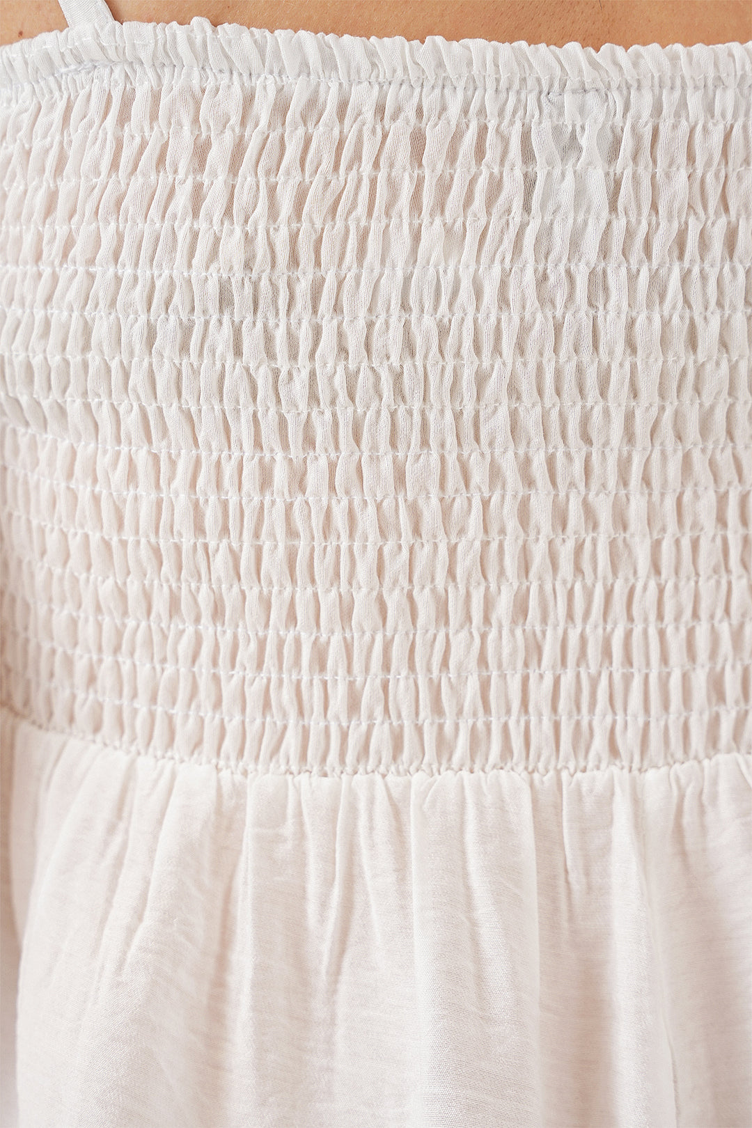 Bigdart Robe à bretelles en ayrobin pour femme 2565 - Blanc