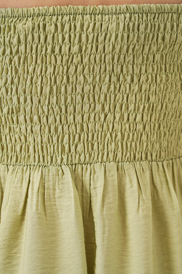 Bigdart Robe à bretelles en ayrobin pour femme 2565 - E.Vert