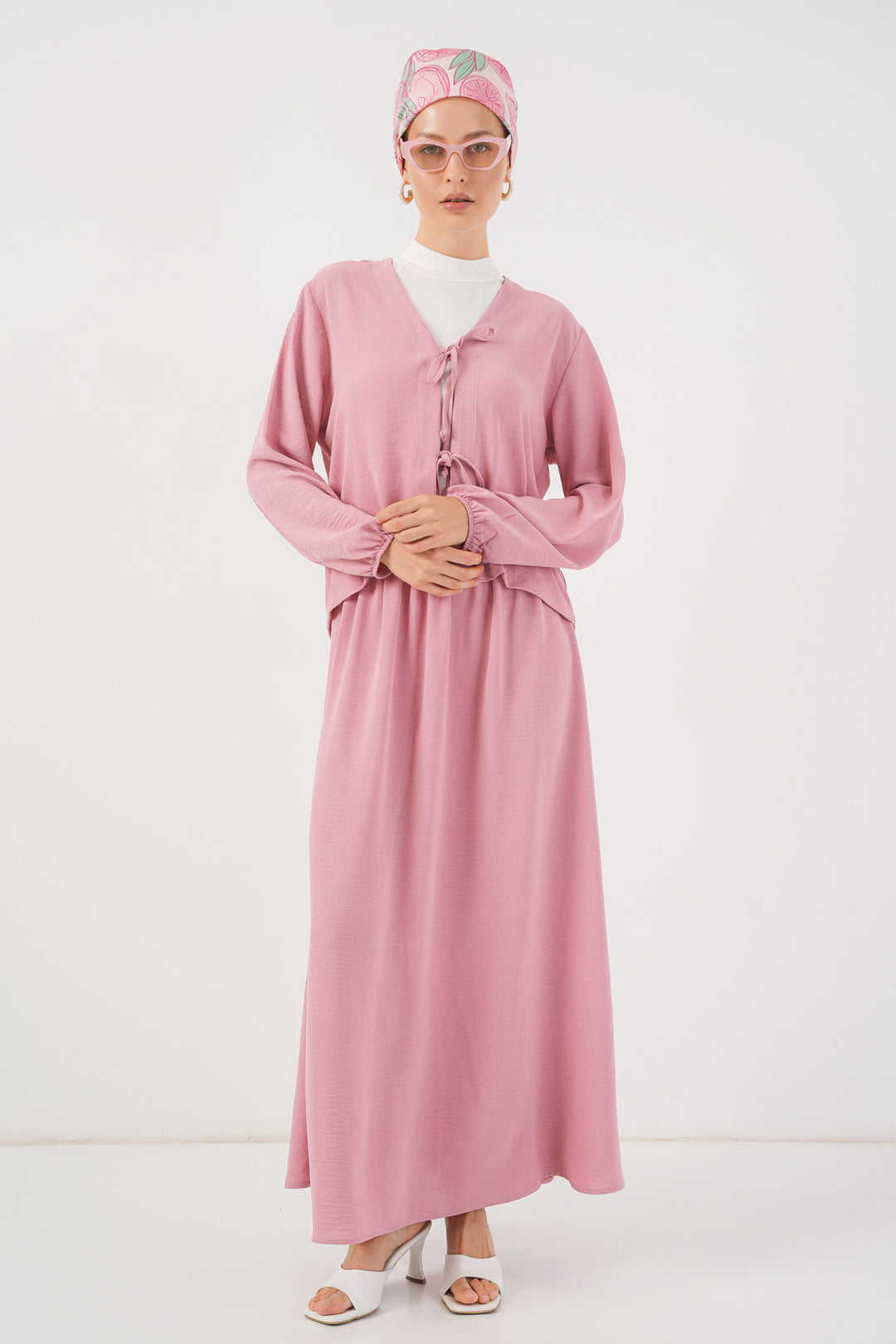 Bigdart Ensemble Jupe Kimono Ayrobin Femme 8047 - Rose