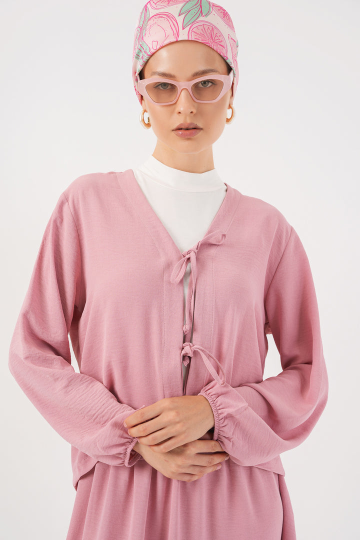 Bigdart Ensemble Jupe Kimono Ayrobin Femme 8047 - Rose