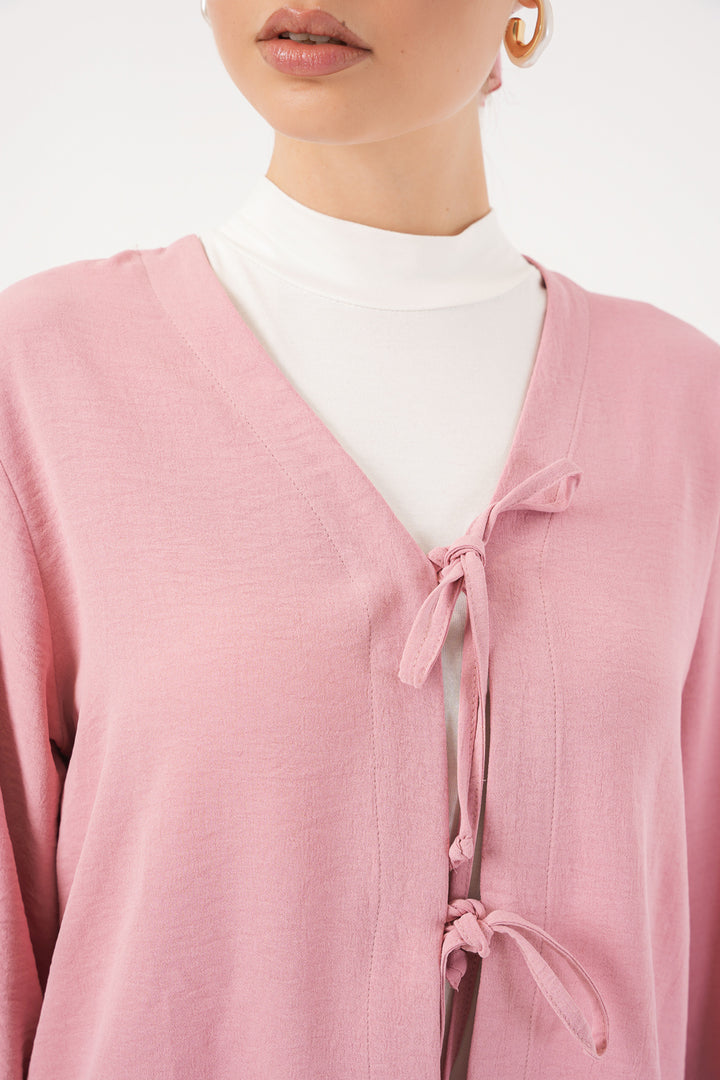 Bigdart Ensemble Jupe Kimono Ayrobin Femme 8047 - Rose