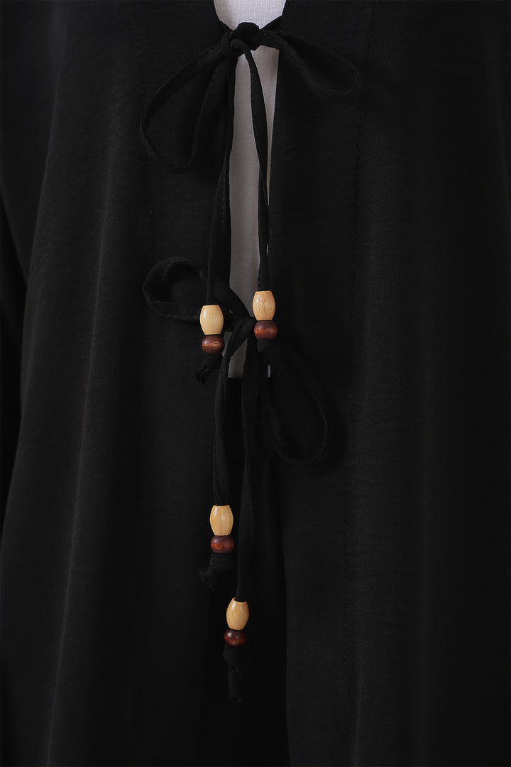 Bigdart Ensemble à deux pièces en Ayrobin kimono pour femme 6739 - Noir