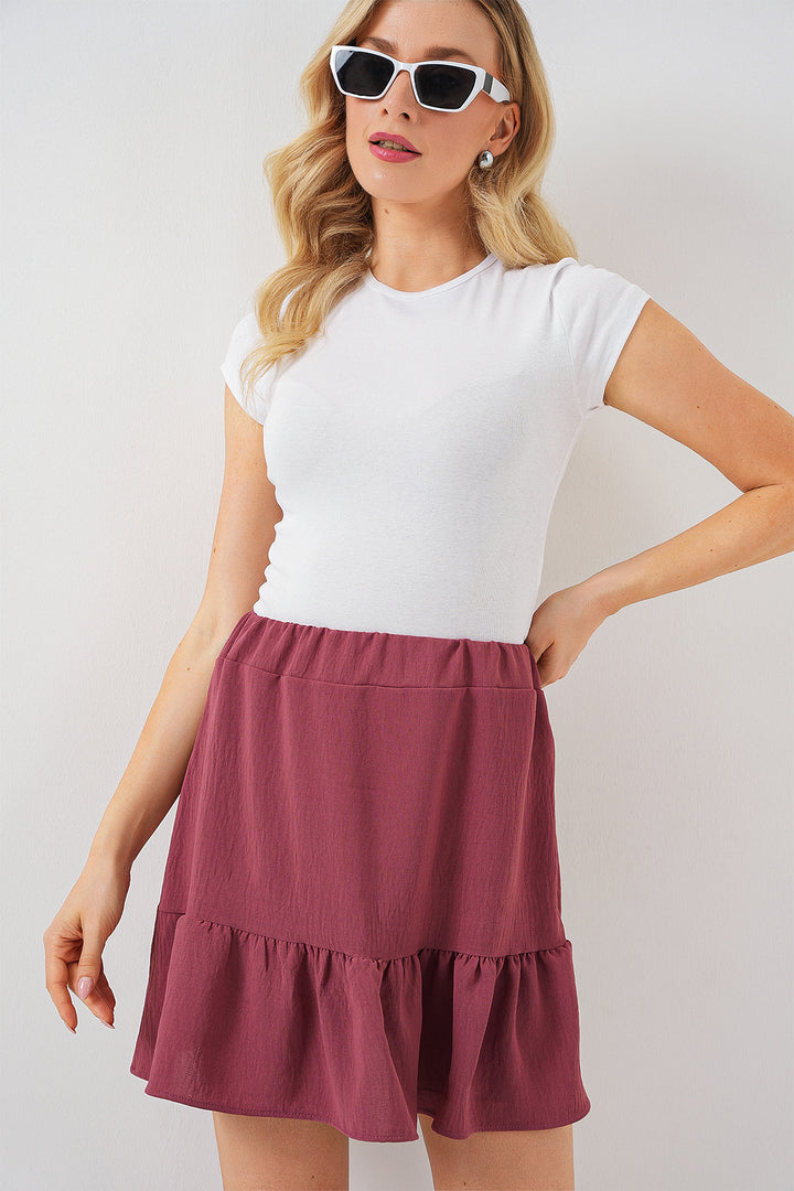 Bigdart Jupe Mini Ayrobin Femme 8054 - Rose Poudré