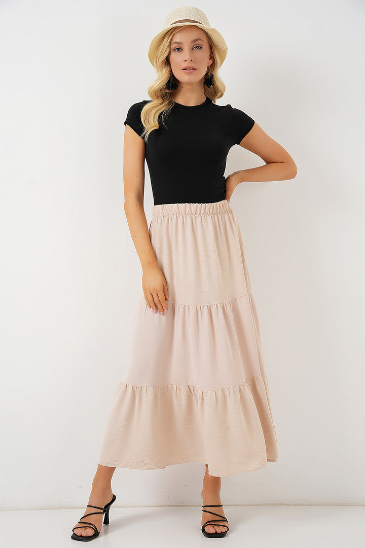 Bigdart Jupe Longue Ayrobin Femme 8048 - Beige