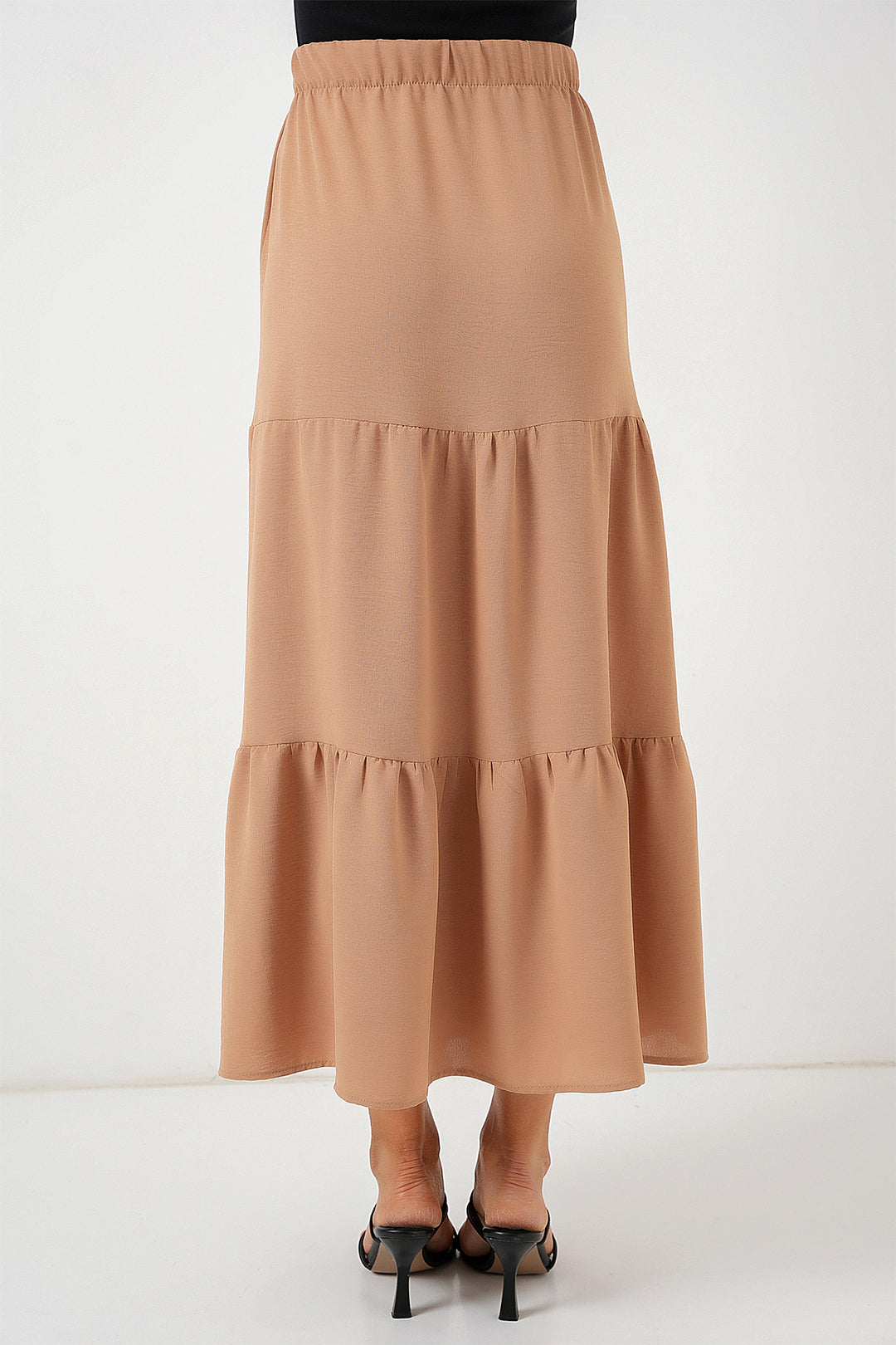 Bigdart Jupe Longue Ayrobin Femme 8048 - Biscuit