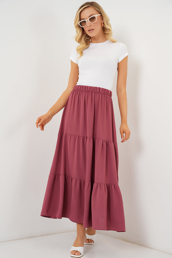 Bigdart Jupe Longue Ayrobin Femme 8048 - Rose Poudré