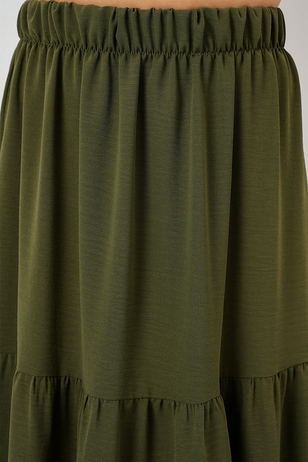 Bigdart Jupe longue en Ayrobin pour femme 8048 - Kaki