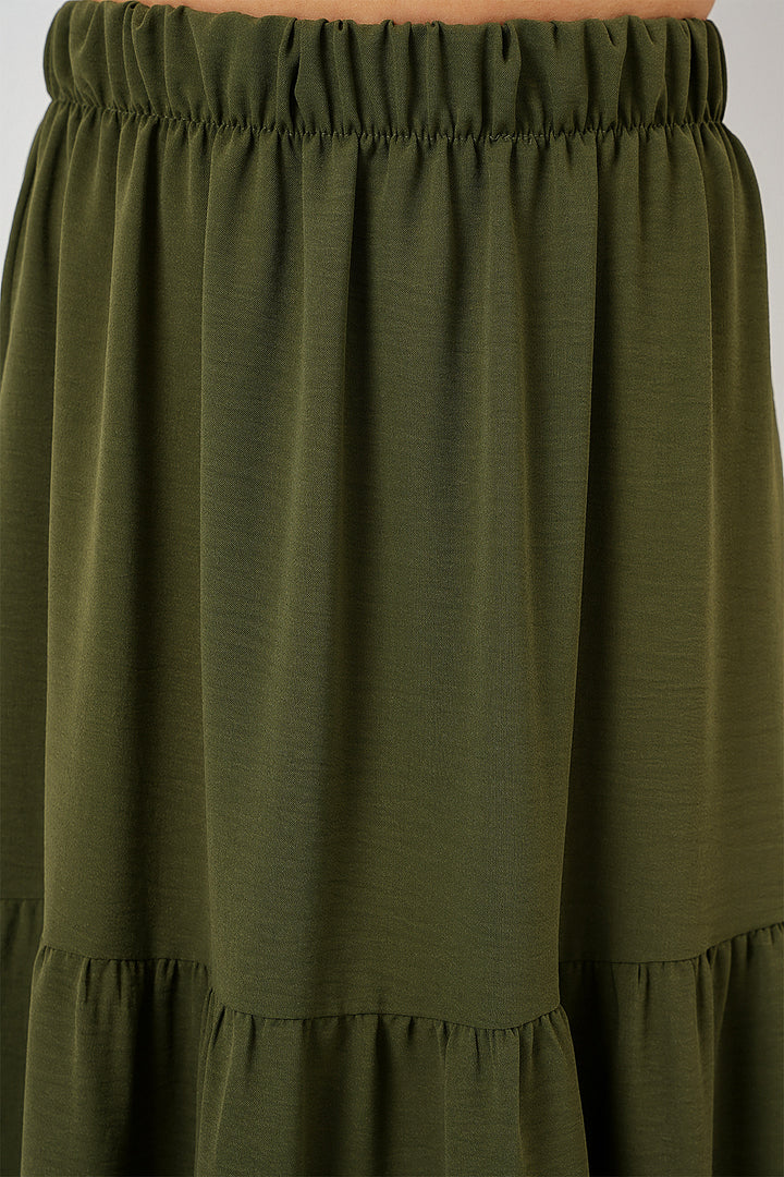 Bigdart Jupe longue en Ayrobin pour femme 8048 - Kaki