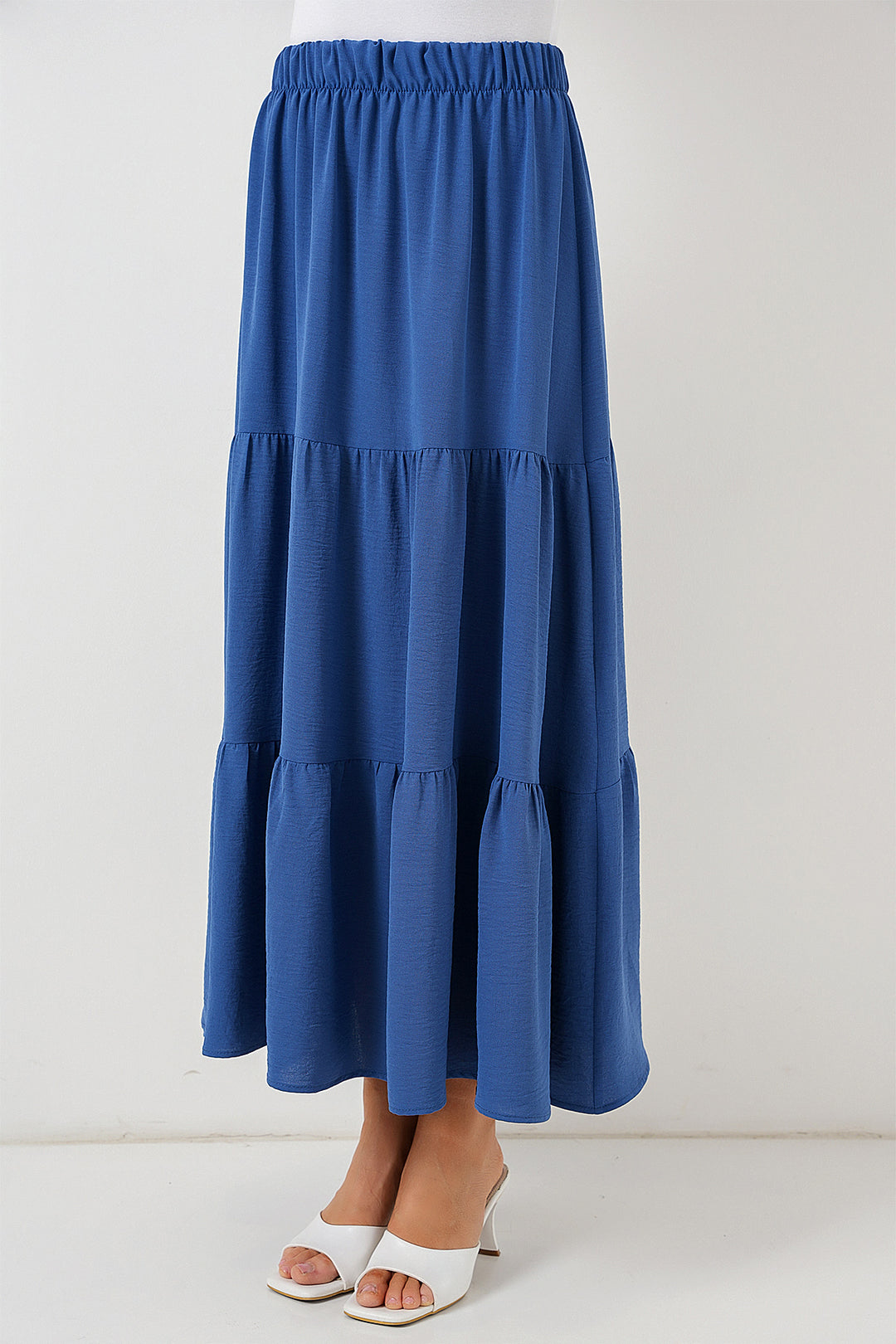 Bigdart Jupe longue en Ayrobin pour femme 8048 - Indigo