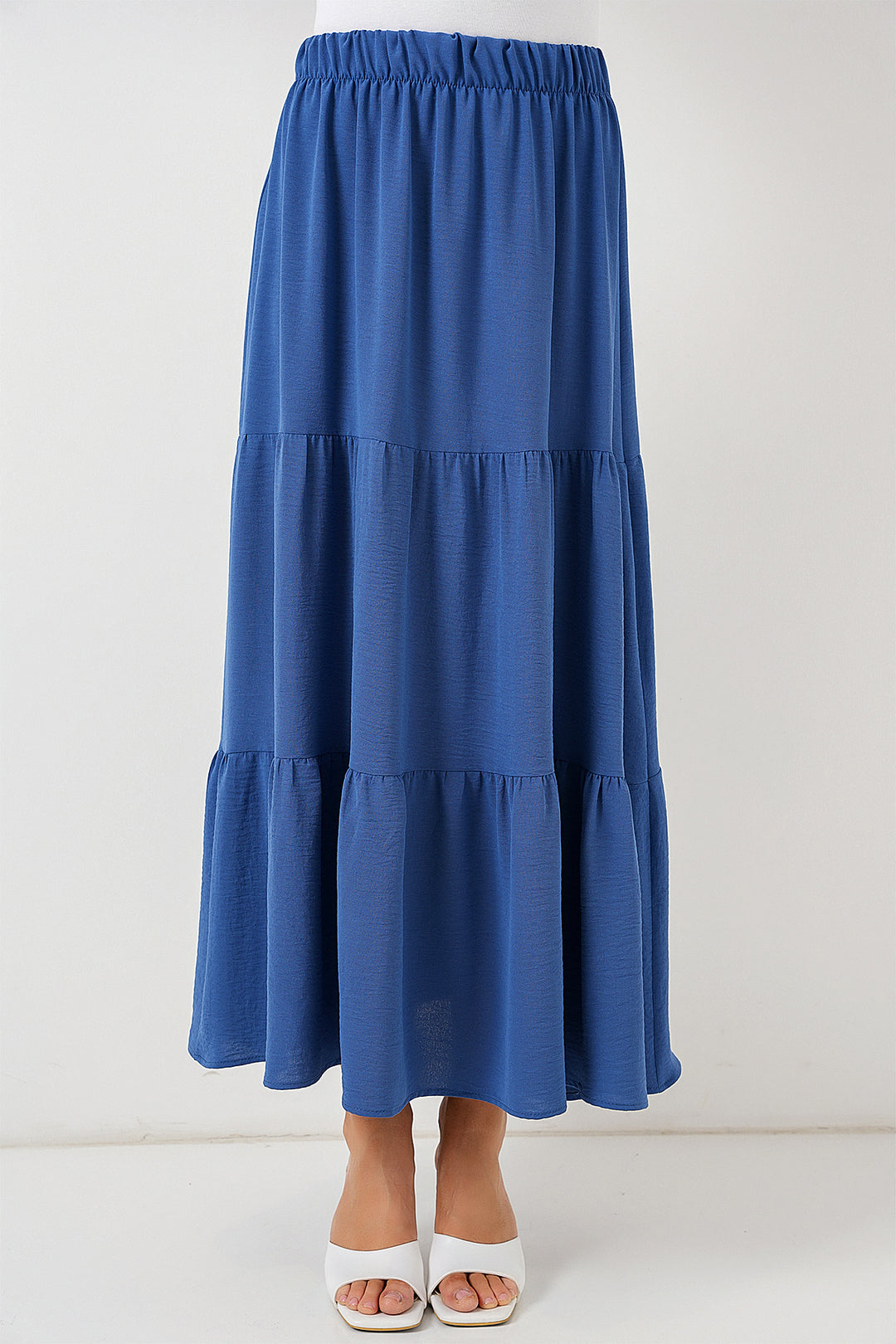 Bigdart Jupe longue en Ayrobin pour femme 8048 - Indigo