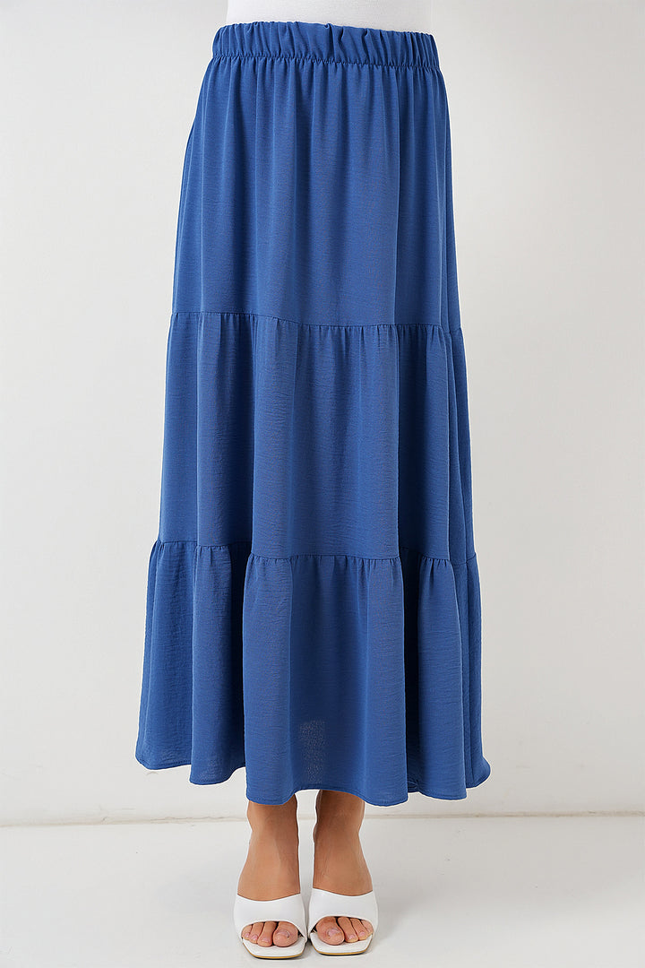 Bigdart Jupe longue en Ayrobin pour femme 8048 - Indigo
