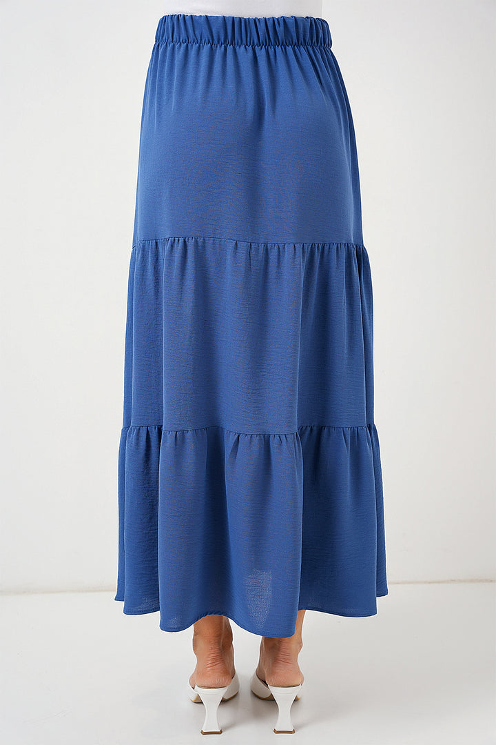 Bigdart Jupe longue en Ayrobin pour femme 8048 - Indigo