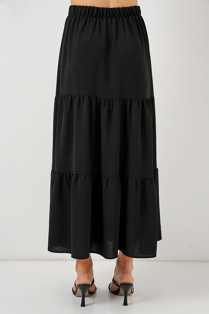 Bigdart Jupe longue en Ayrobin pour femme 8048 - Noir