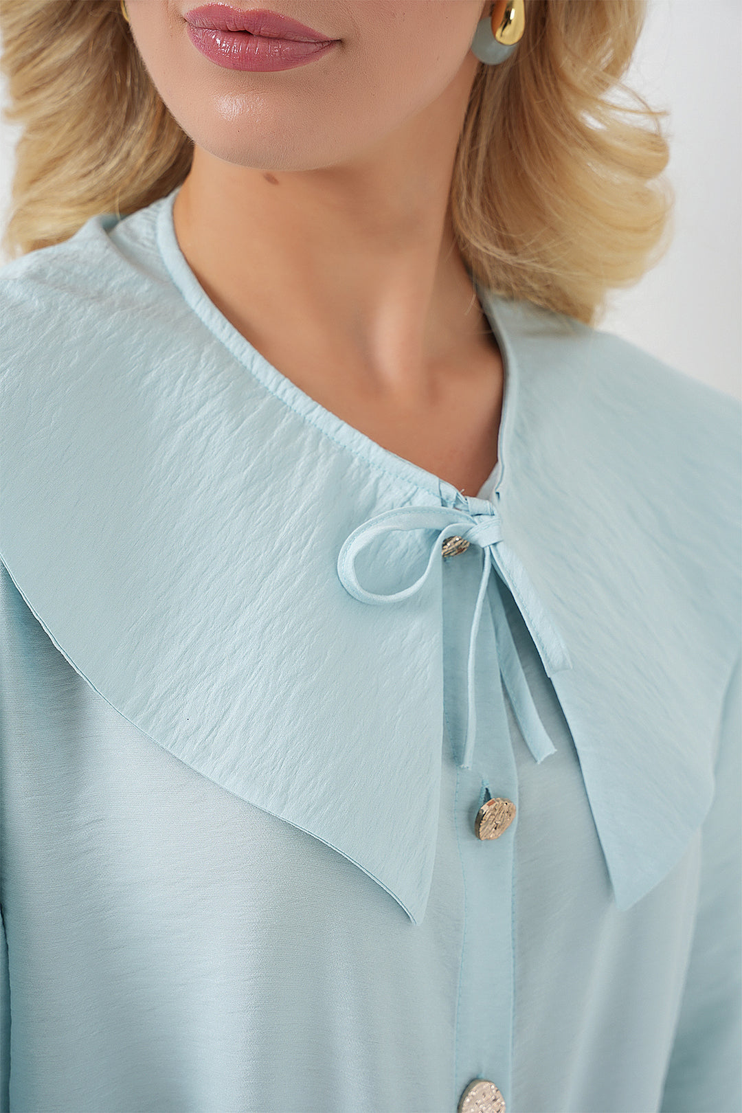 Bigdart Tunique Longue à Col Bébés Femme 5967 - Turquoise