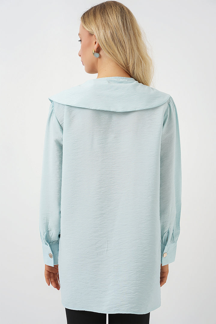 Bigdart Tunique Longue à Col Bébés Femme 5967 - Turquoise