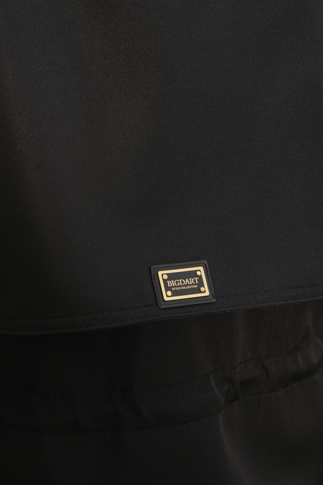Bigdart Manteau court à ceinture pour femme 50012 - Noir