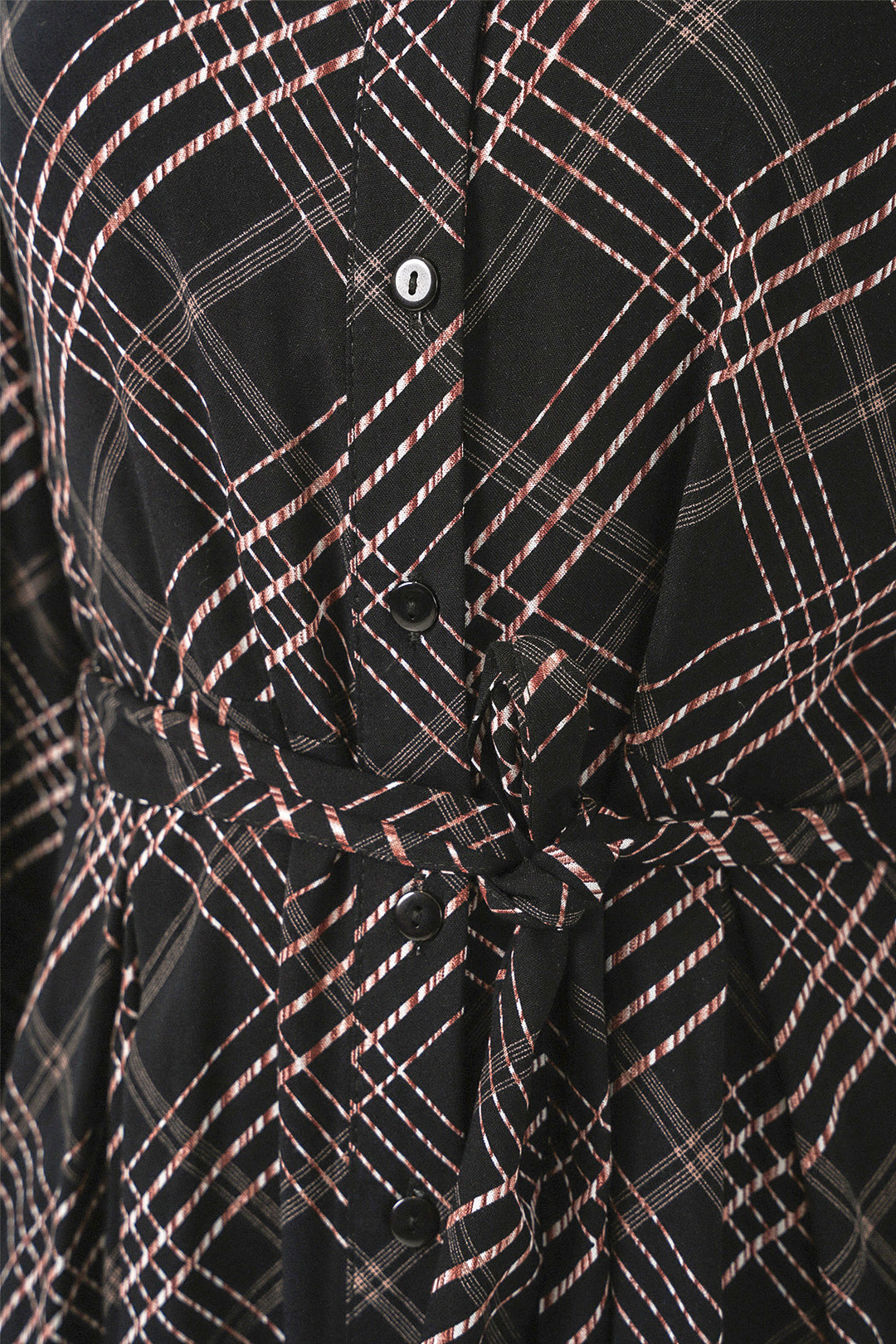 Bigdart Robe longue de hijab à boutons 2588 - Noir