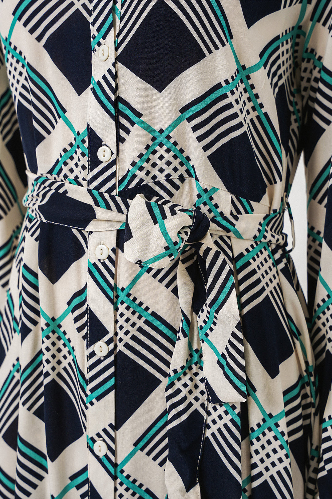 Bigdart Robe longue de hijab à boutons 2588 - Bleu marine