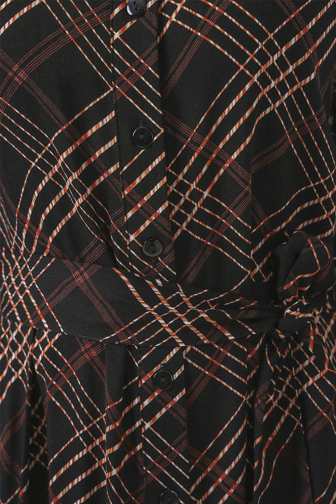 Bigdart Robe longue de hijab à boutons 2588 - Noir